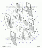 DOORS, REAR, CRANK