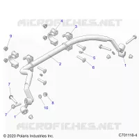 SUSPENSION, REAR STABILISATORSTANGE
