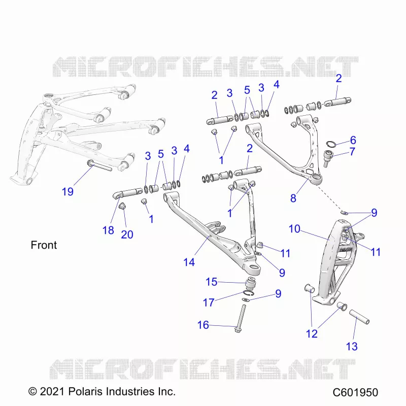 SUSPENSION, CONTROL ARMS, and SPINDLE