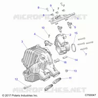 ENGINE, LUFTEINLASS MANIFOLD