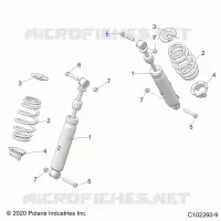 SUSPENSION, FRONT SHOCK
