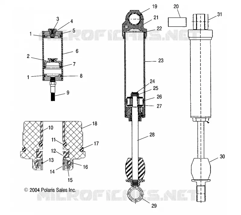 SCHOCK (REAR TRACK)(M-10 ACE)