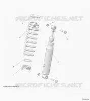 SUSPENSION, FRONT SHOCK MOUNTING
