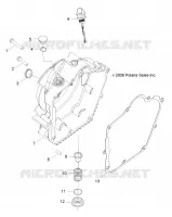 CRANKCASE COVER, RH