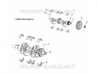 MOTOR, KURBELWELLE AND BALANCE SHAFT