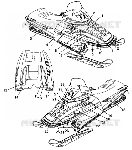 DECALS XLT 0940767, XLT SP 0940667   XLT SKS 0940567 (4925022502009A)