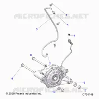 ANTRIEB, FRONT GEARCASE MOUNTING