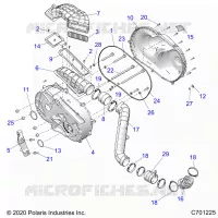 ANTRIEB, CLUTCH COVER AND DUCTING
