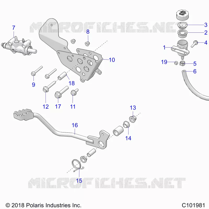 BRAKES, BRAKE PEDAL AND MASTER CYLINDER