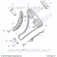 CAM CHAIN AND SPROCKET