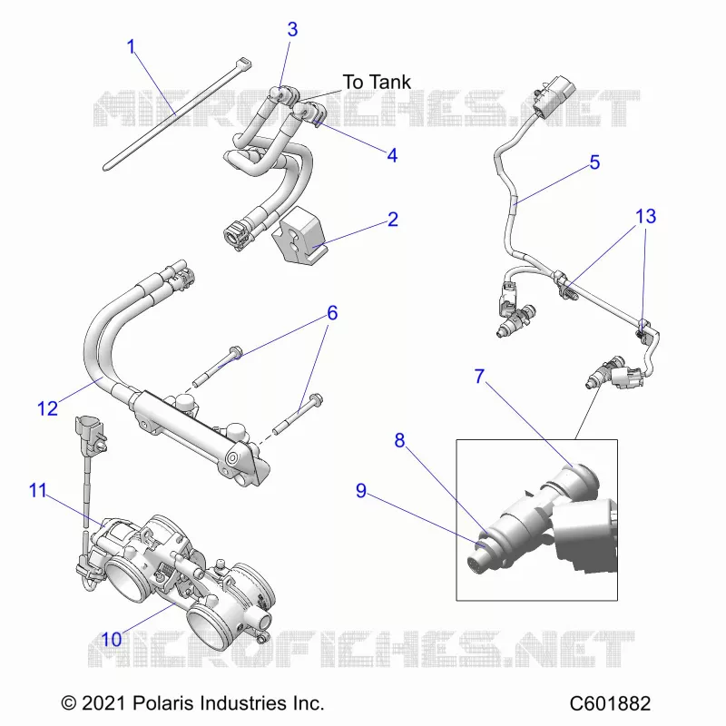KRAFTSTOFFSYSTEM, RAIL, LINES AND THROTTLE BODY