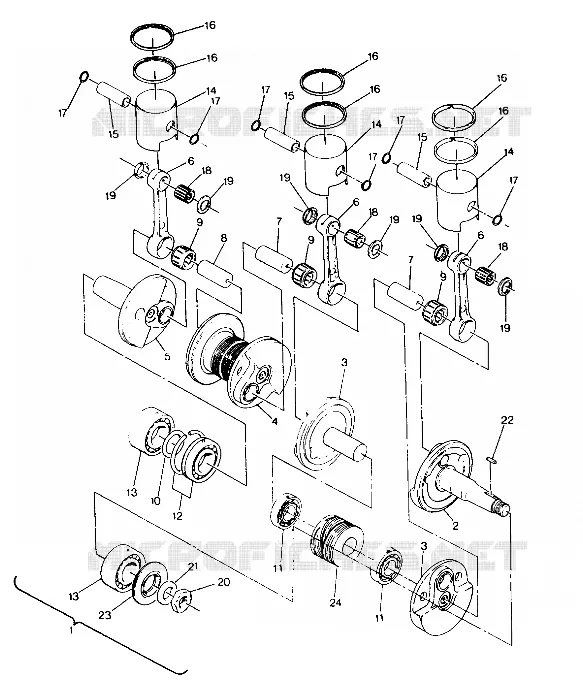 KOLBEN AND KURBELWELLE 650 (4919261926025A)