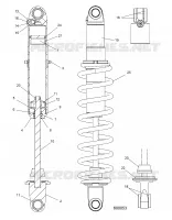 HINTER TRACK SHOCK (COIL OVER)