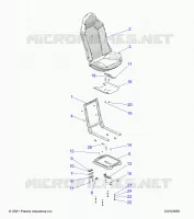 SITZ ASM. AND SLIDER