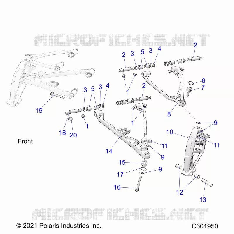 SUSPENSION, CONTROL ARMS, and SPINDLE