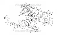 CLUTCH COVER ASSEMBLY 2X4 400L W957540 (4930093009B012)
