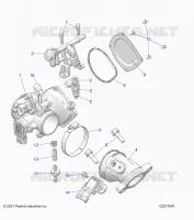 ENGINE, DROSSELKLAPPENGEHÃ„USE AND FUEL RAIL