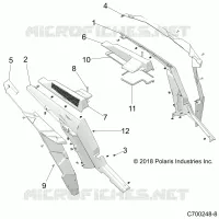 KOTFLÃŒGEL HINTENS AND BEZELS- Z19VFE99NK (C700248-8)