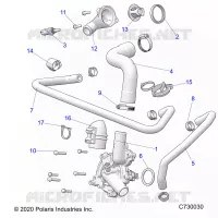MOTOR, WATERPUMP AND BYPASS