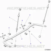 SUSPENSION, REAR STABILISATORSTANGE