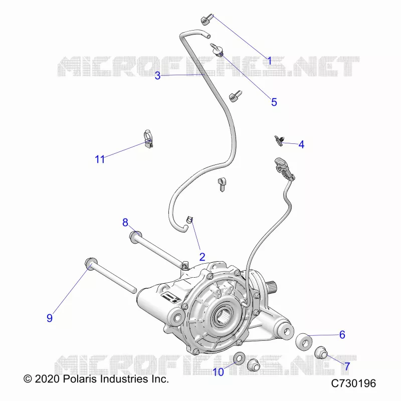 ANTRIEB, FRONT GEARCASE MOUNTING