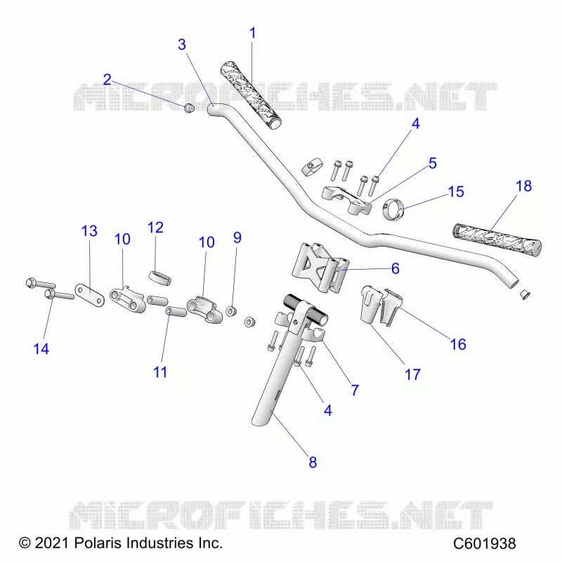 UPPER LENKEN & HANDLEBAR ASM.