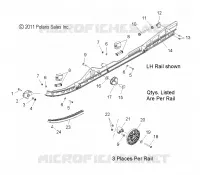 SUSPENSION, Schienen-Montage (144 Inch)
