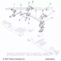 SUSPENSION, FRONT STABILISATORSTANGE