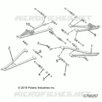 FRONT SUSPENSION CONTROL ARMS