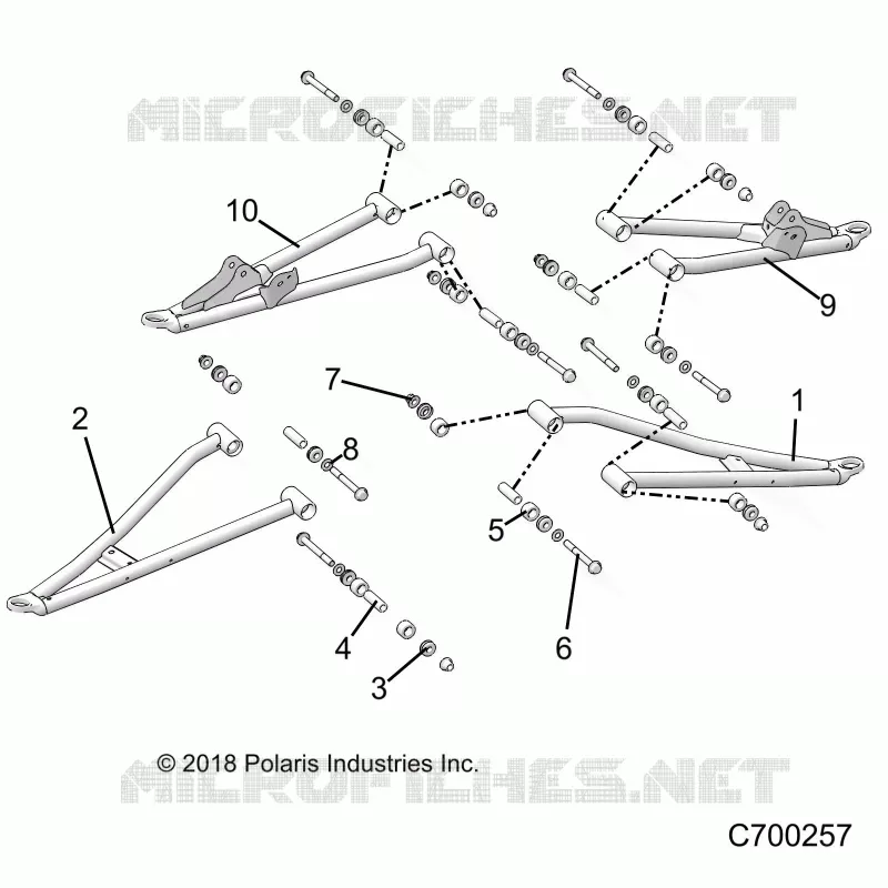 FRONT SUSPENSION CONTROL ARMS