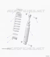 SUSPENSION, FRONT SHOCK MOUNTING