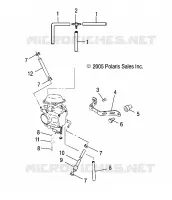 VERGASER MOUNTING/VENTING/TREIBSTOFF LINES