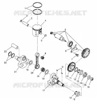 KURBELWELLE AND KOLBEN (400) XPRESS 400 W969540 (4935923592D013)