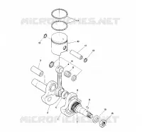 KOLBEN AND KURBELWELLE  STARTRAK (4914141414037A)