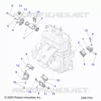 MOTOR, MOUNTING &amp; LONG BLOCK