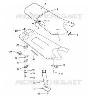 SITZ ASSEMBLY SL 750 B944070 (4927012701007A)