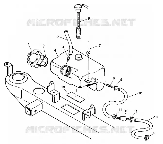 ÖLTANK ASSEMBLY 4X4 350L S938139 (4924342434008A)