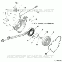 ENGINE, STATOR AND SCHWUNGRAD