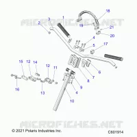 UPPER LENKEN &amp; HANDLEBAR ASM.