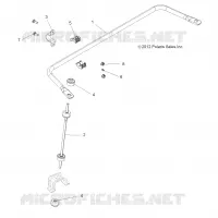 SUSPENSION, DREHSTAB, REAR