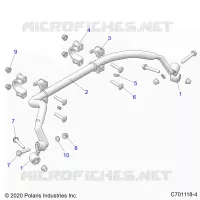 SUSPENSION, REAR STABILISATORSTANGE