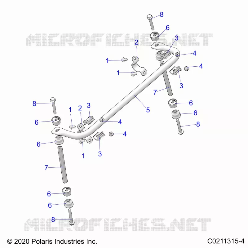 SUSPENSION, STABILISATORSTANGE