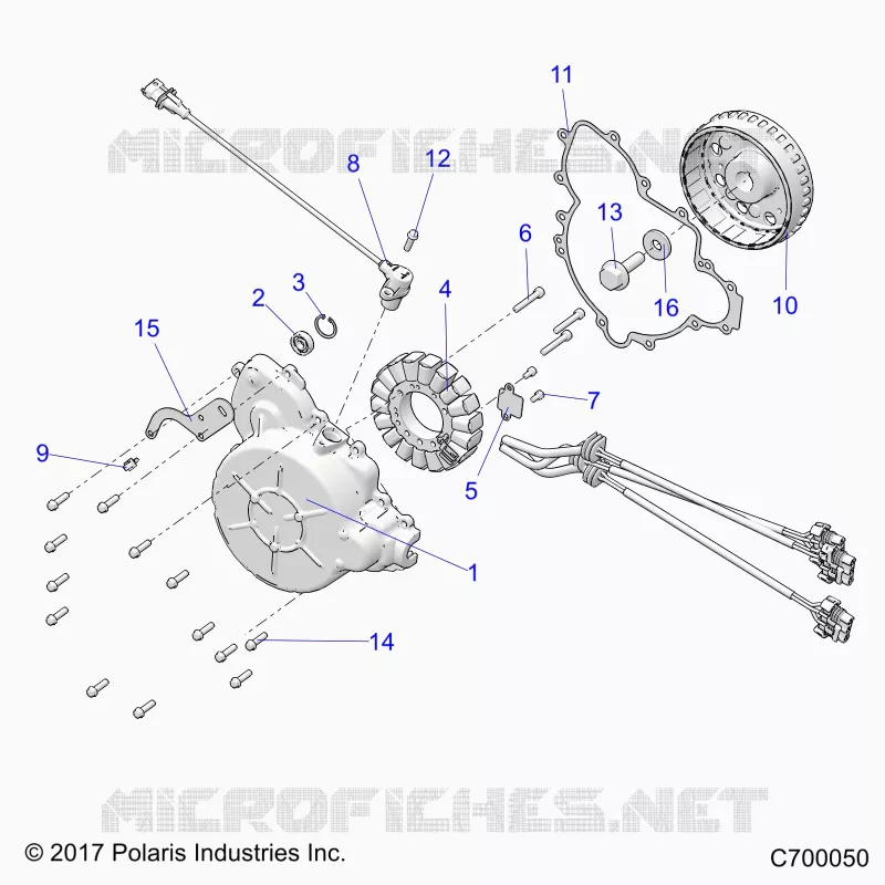 ENGINE, STATOR AND FLYRAD