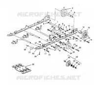 SUSPENSION ASSEMBLY  500 EFI 0952774, EFI SKS 0952574,   EFI SKS PT 0952974 (4929052905B013)