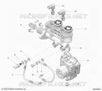 BRAKES, MASTER CYLINDER AND ABS MODULE