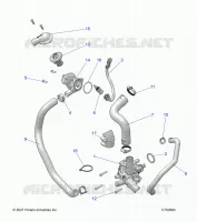 MOTOR, WATERPUMP AND BYPASS