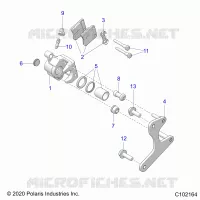 BRAKES, BREMSZANGE HINTEN