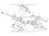 FRONT Drehmomentarm (SKS) 700 SKS 0970566 and EUROPEAN 700 SKS E970566 (4938573857B013)