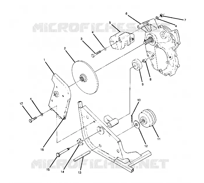 RECHTS GEARCASE   BRAKE MONTAGE (4914891489029A)