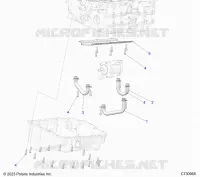 MOTOR, OIL TUBES